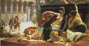 Alexandre Cabanel Cleopatra Testing Poison on Those Condemned to Die. Germany oil painting artist